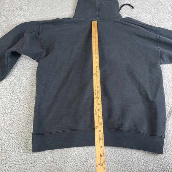 Thrasher Magazine Sweatshirt Mens M Black Flames Sweater Y2K Punk Emo Skater - Picture 6 of 14